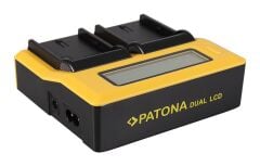 PATONA 7583 DUAL LCD USB CHARGER FOR LP-E6
