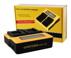 PATONA 7645 DUAL LCD USB CHARGER FOR NP-W126