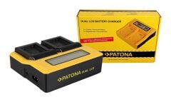 PATONA 7580 DUAL LCD USB CHARGER FOR NP-FW50