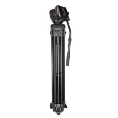 KINGJOY VT-2100L Video Tripod + VT-3520 Video Başlığı - ÇANTALI KİT