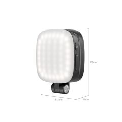 SmallRig 4656 Vibe P48 Çıkarılabilir Cep Telefonu LED Video Işığı (Siyah)