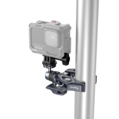 SmallRig 4102B Aksiyon Kameraları için 360° Küresel Başlık Montajlı  Süper Kelepçe