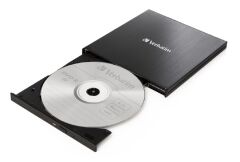 VERBATIM 43886 - EXTERNAL SLIMLINE CD/DVD WRITER USB 3.2 GEN 1/USB-C
