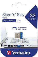 VERBATIM 98710 - 32GB STORE 'N' STAY NANO USB 3.2 GEN 1 DRIVE