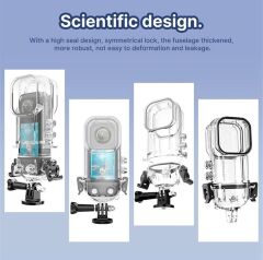 Oem Marka Insta 360 X3 Uyumlu Su Geçirmez Kılıf