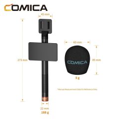 Comica HR-WM Kablosuz Mikrofon İçin El Tipi Adaptör