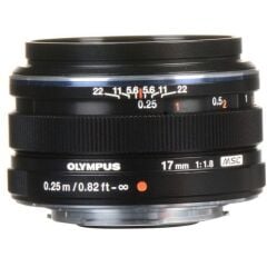 OLYMPUS LENS 17MM 1.8 BLACK  M.ZUIKO DIGITAL V311050BE000
