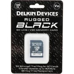 DELKIN BLACK 128GB UHS-I SD V30