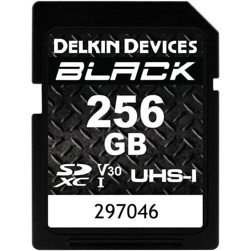 DELKIN BLACK 256GB UHS-I SD V30