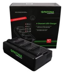 PATONA Premium 1688 / 1691 Sony BP-U30 BP-U60 BP-U90 BP-U95 için  4'lü Şarj Cihazı