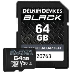 DELKIN BLACK 64GB MICRO SD UHS-I  V30