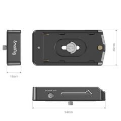 SmallRig 3018 Sony NP-F Serisi Piller için Adaptör Plakası