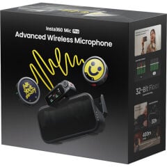 Insta360 Mic Pro (2 TX + 1 RX) Kablosuz Mikrofon