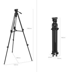 SmallRig AD-50 4684 Hafif Video Tripod  Lite