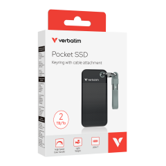 VERBATIM 32194 - V Pocket SSD USB3.2 GEN2 2TB B/G
