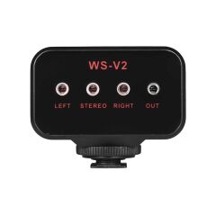 Andoer WS-VS Çift Kanallı Mikrofon Ses Mikseri