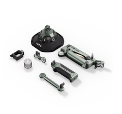 Tilta HDA-T15-C-FG Hydra Alien Mini Araba Montaj Sistemi DJI Action 3/4 DJI Pocket 3 Insta360 X4/X3 ve Khronos Ecosystem'li iPhone ile Uyumlu