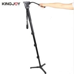 KINGJOY MP3008F Monopod + VT-3510 Video Kamera Tripod Başlığı