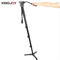 KINGJOY MP3008F Monopod + VT-3510 Video Kamera Tripod Başlığı