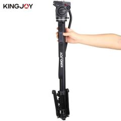 KINGJOY MP3008F Monopod + VT-3510 Video Kamera Tripod Başlığı