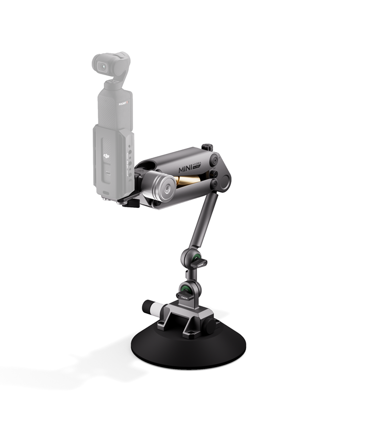Tilta HDA-T15-TG Hydra Alien Mini Araba Montaj Sistemi DJI Action 3/4 DJI Pocket 3 Insta360 X4/X3 ve Khronos Ecosystem'li iPhone ile Uyumlu