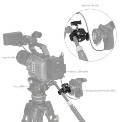 SmallRig 4249 ARRI Rozet Montajlı  Süper Kelepçe