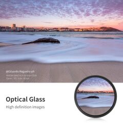 K&F Concept 62mm B-SERIES ND2-ND400 (1 ile 9 Stop) ND Filtre(Kopya)