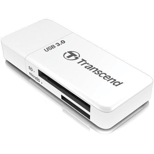 TRANSCEND TS-RDF5W SD/MicroSD Card USB 3.1 Gen 1, White