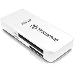 TRANSCEND TS-RDF5W SD/MicroSD Card USB 3.1 Gen 1, White