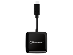TRANSCEND TS-RDC3 SD/MICRO SD CARD READER, USB 3.2 Gen 1, BLACK, TYPE C