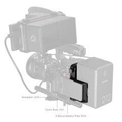 SmallRig 5228 V-Mount Akü Montaj Plakası