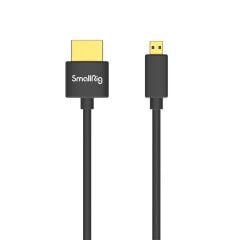 SmallRig 3043B Ultra Slim 4K HDMI Kablosu (D - A Micro) 55cm
