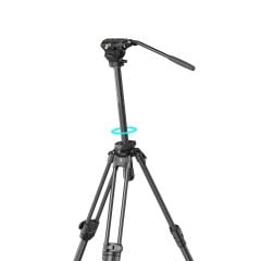SmallRig 4420 AD-50 Pro Hafif Video Karbon Fiber Tripod Seti
