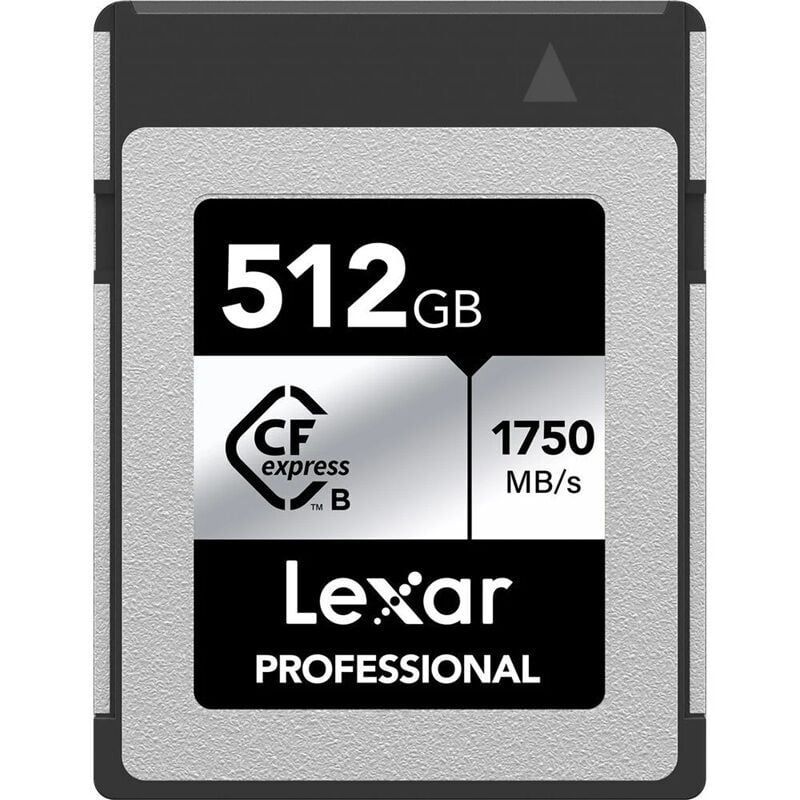Lexar 512GB Professional CFexpress Type B Card SILVER