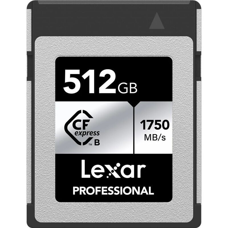 Lexar 512GB Professional CFexpress Type B Card SILVER