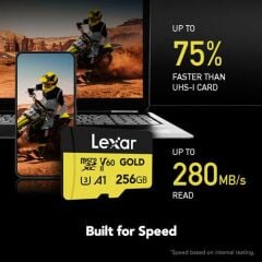 256GB 280 mbs Gold Serisi Micro SD Hafıza Kartı