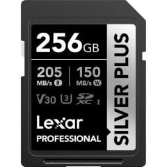 Lexar 256GB Professional SILVER PLUS UHS-I SDXC Hafıza Kartı
