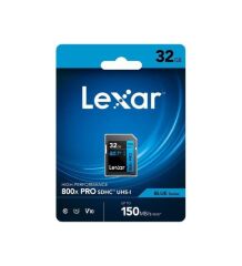 Lexar 32GB 800X SD UhsI V30 150MB/S Hafıza Kartı