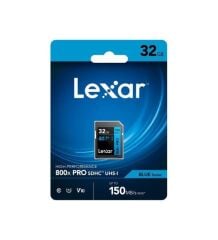 Lexar 32GB 800X SD UhsI V30 150MB/S Hafıza Kartı