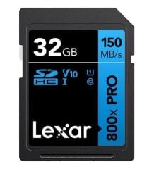 Lexar 32GB 800X SD UhsI V30 150MB/S Hafıza Kartı
