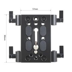 SmallRig 1798  15mm Çubuk Kelepçeli Taban Plakası