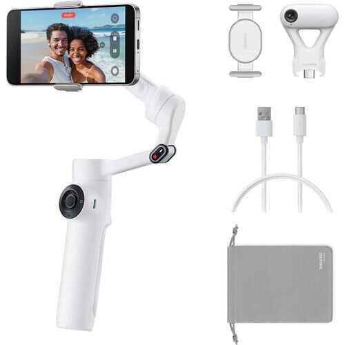 Insta360 Flow 2 AI Tracker Bundle (Summit White)