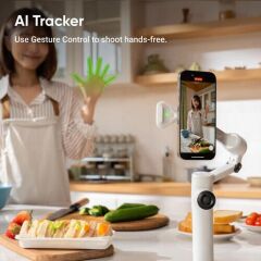 Insta360 Flow 2 AI Tracker Bundle (Summit White)
