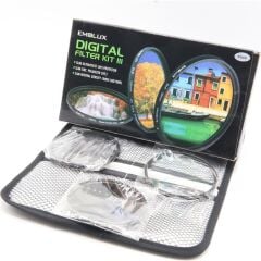 Emolux 77mm Çantalı 3'lü Filtre Seti